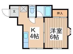 コ－ポフジ２の物件間取画像